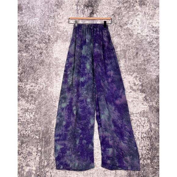 New Sunchasers Silk Set OS One Size Womens Hand Dyed Shirt & Pants Outfit - Picture 7 of 11